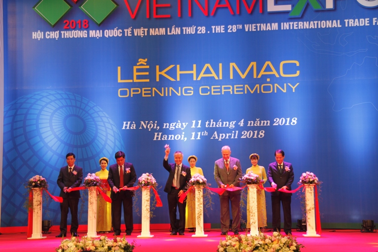 Hội chợ thương mại quốc tế Vietnam Expo 2018 diễn ra từ 11/4 đến 14/4